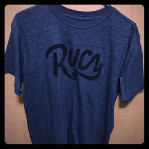 RVCA Dark Blue T-Shirt, Basic Logo